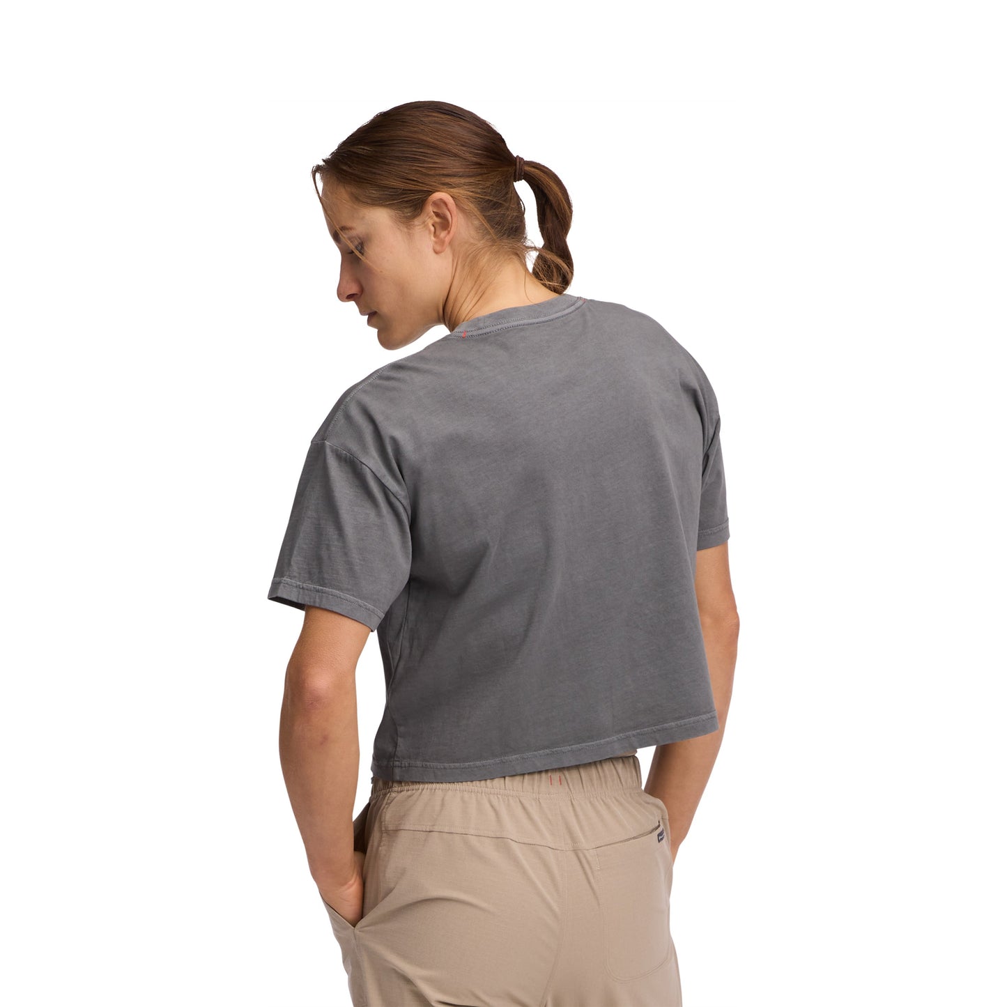 Women's Diamond Crop Short Sleeve Tee | Black Diamond Best Seller