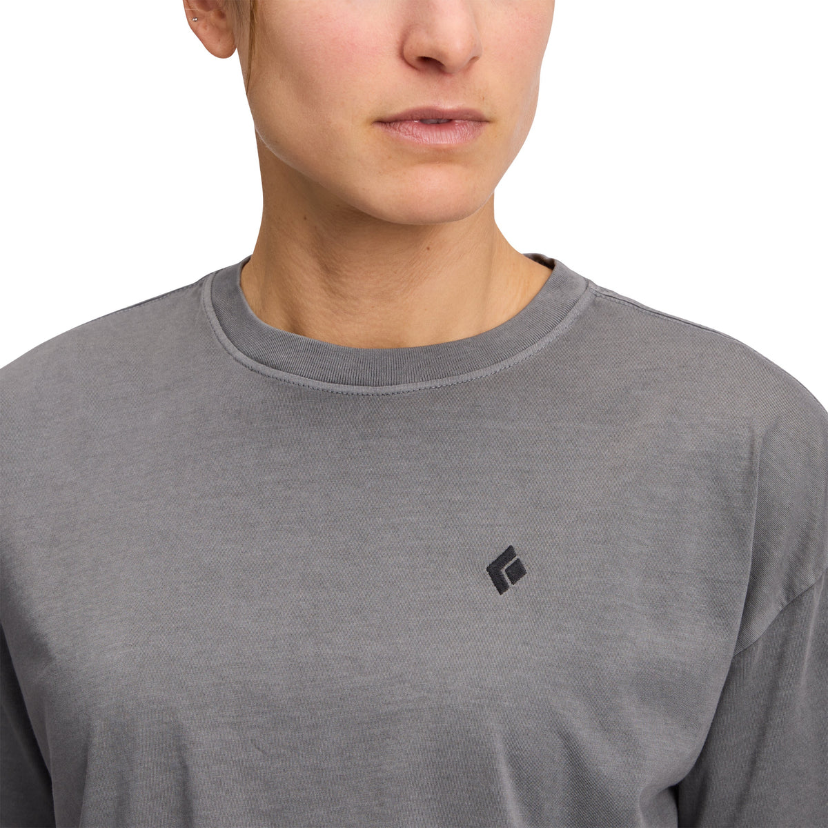 Women's Diamond Crop Short Sleeve Tee | Black Diamond Best Seller