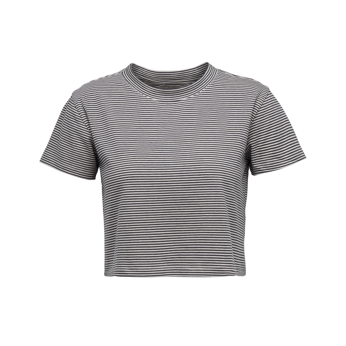 Women's BD Stripe Crop Short Sleeve Tee | Black Diamond Classic