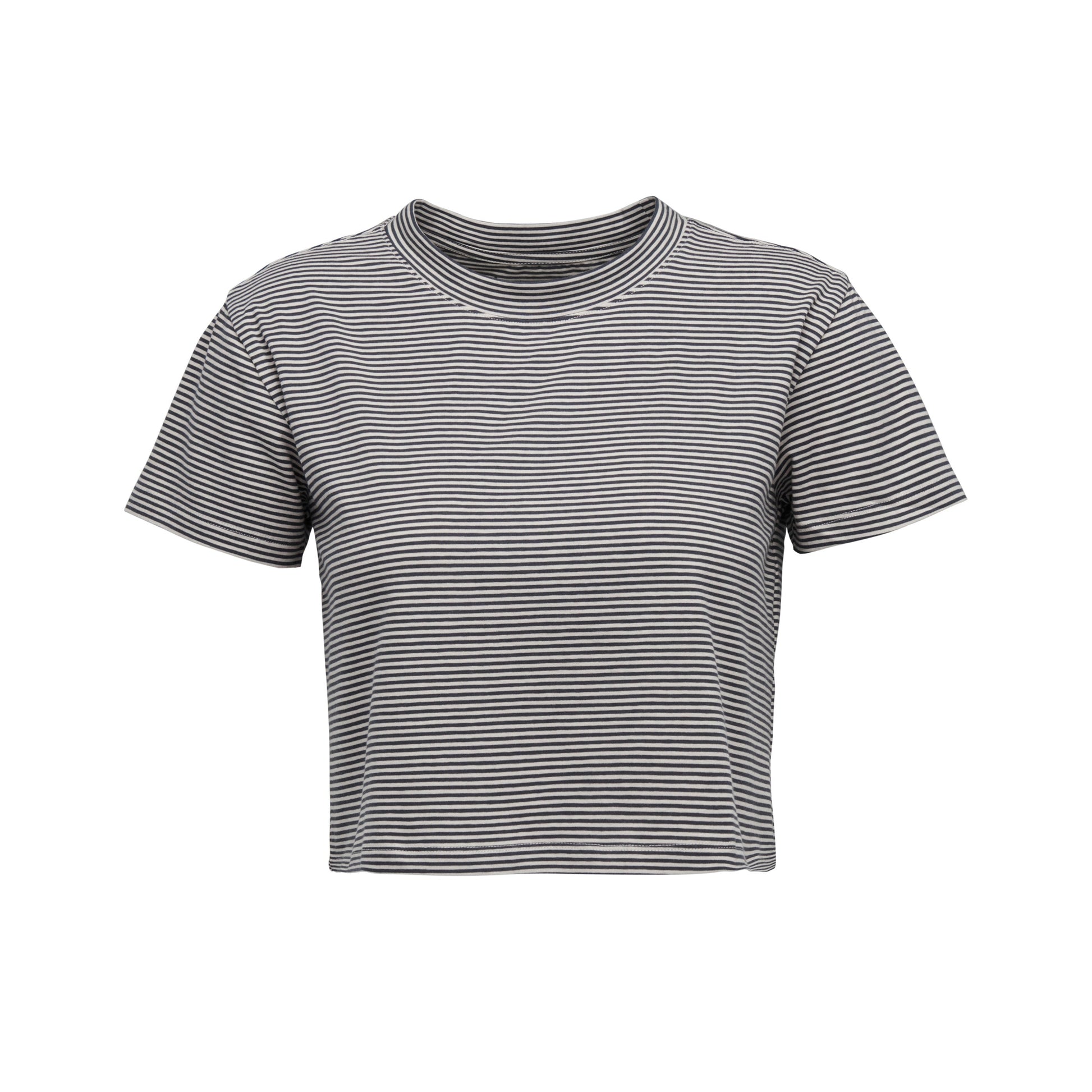 Women's BD Stripe Crop Short Sleeve Tee | Black Diamond Classic