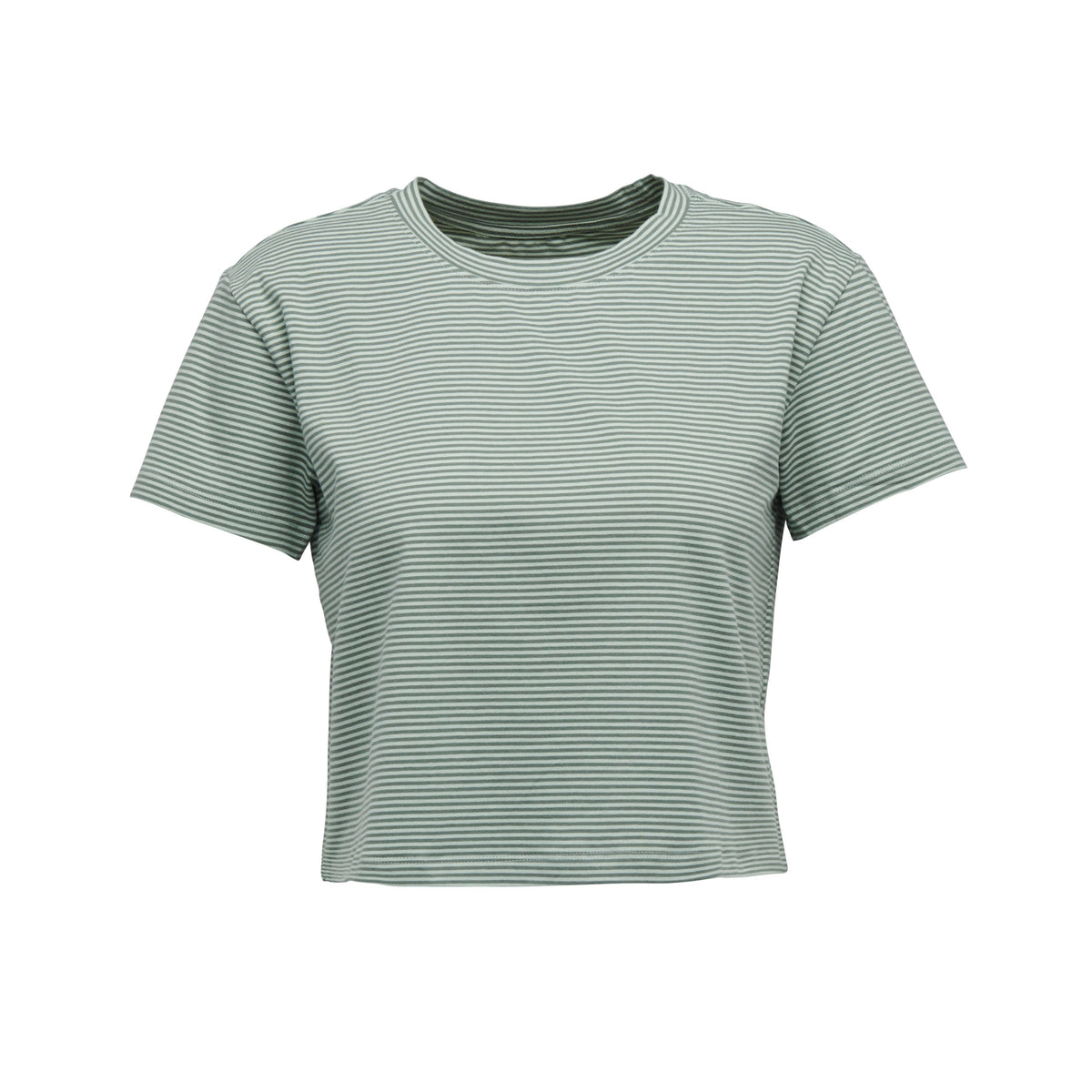 Women's BD Stripe Crop Short Sleeve Tee | Black Diamond Classic