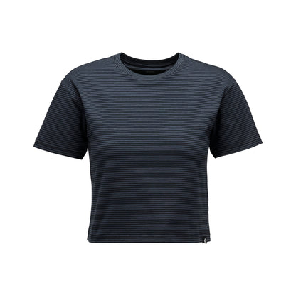 Women's BD Stripe Crop Short Sleeve Tee | Black Diamond Classic