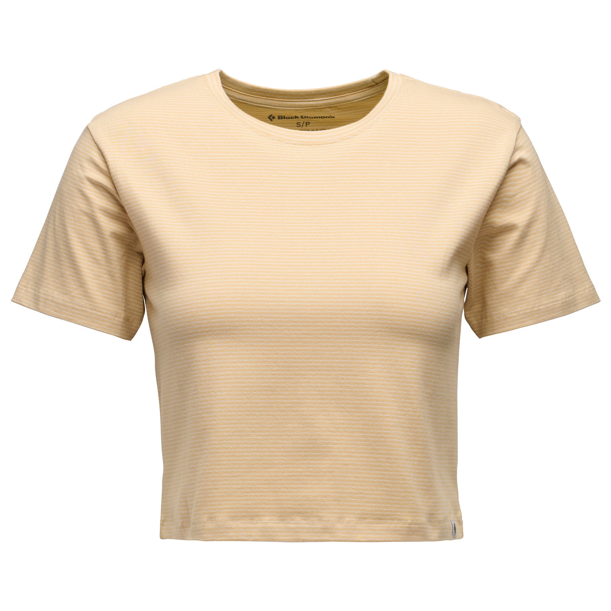 Women's BD Stripe Crop Short Sleeve Tee | Black Diamond Classic