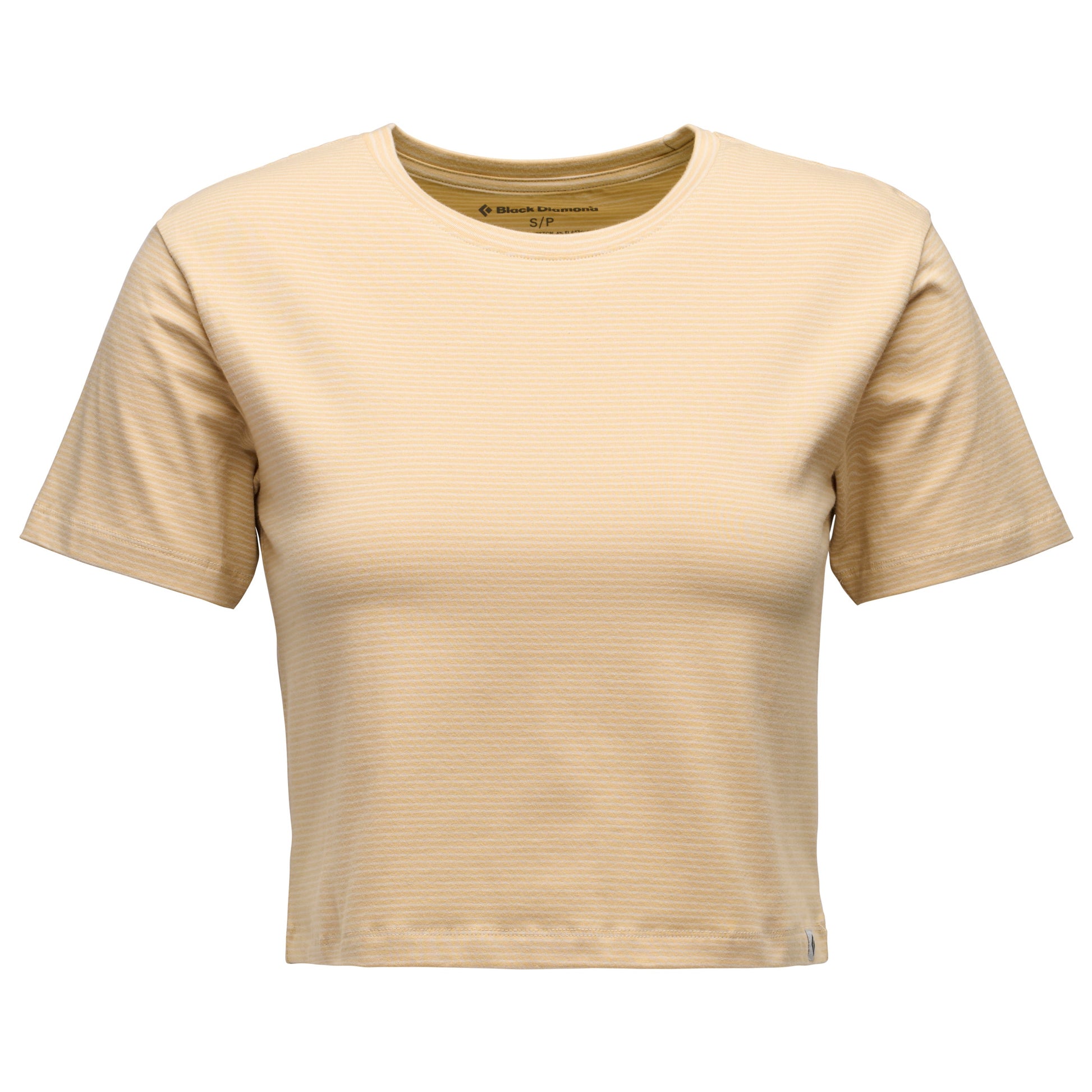 Women's BD Stripe Crop Short Sleeve Tee | Black Diamond Classic