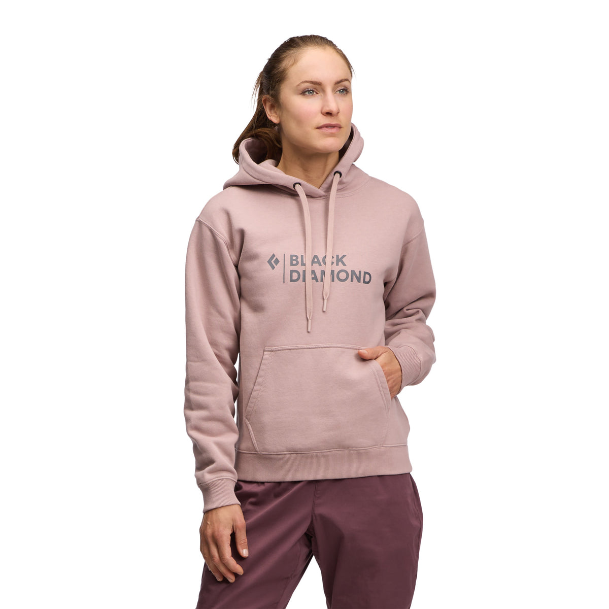 Women's Mini Stacked Pullover Hoody | Black Diamond Value