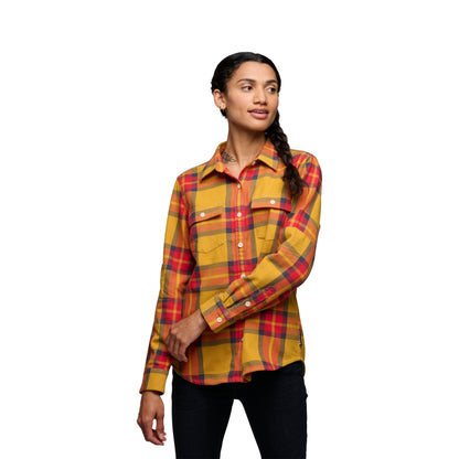 Women's Project Twill Long Sleeve Shirt | Black Diamond Featured