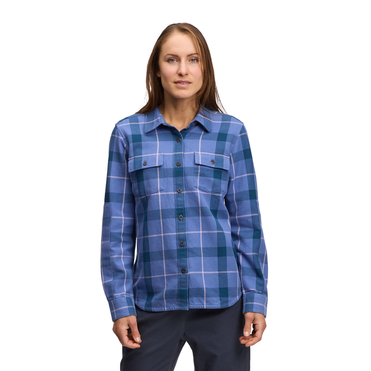 Women's Project Twill Long Sleeve Shirt | Black Diamond Featured