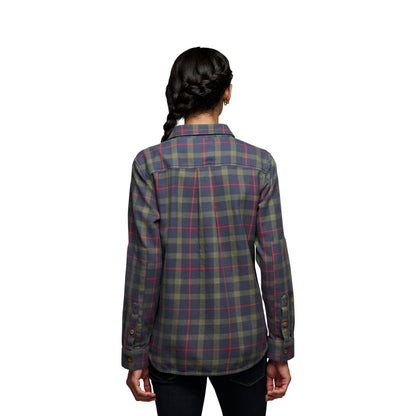 Women's Project Twill Long Sleeve Shirt | Black Diamond Featured
