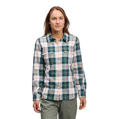 Women's Project Twill Long Sleeve Shirt | Black Diamond Featured