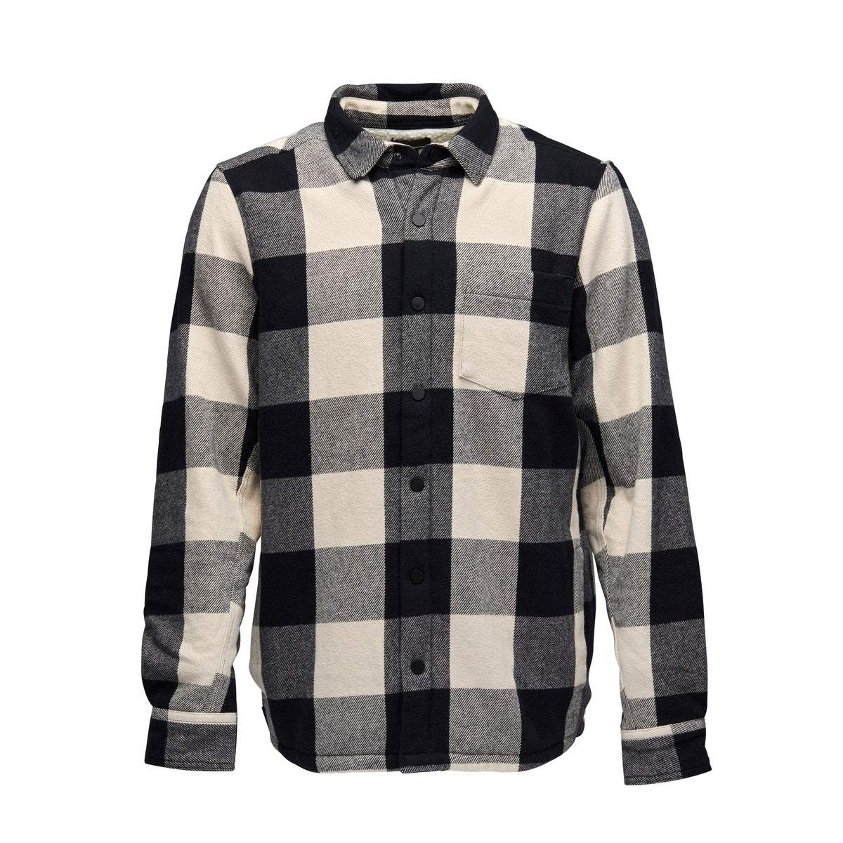 Black-Off White Plaid,XS