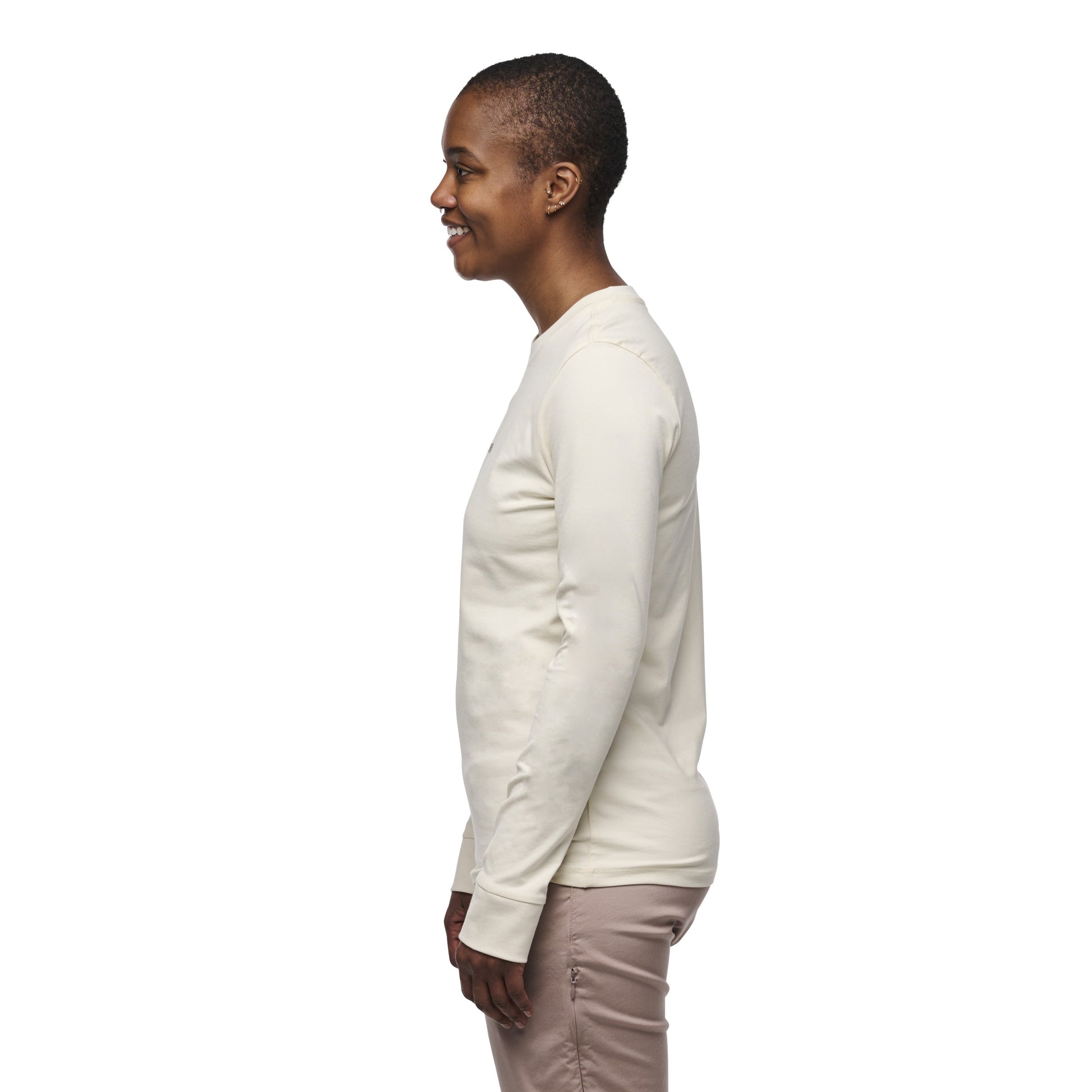 Women's Heritage Wordmark Long Sleeve Tee | Black Diamond Signature