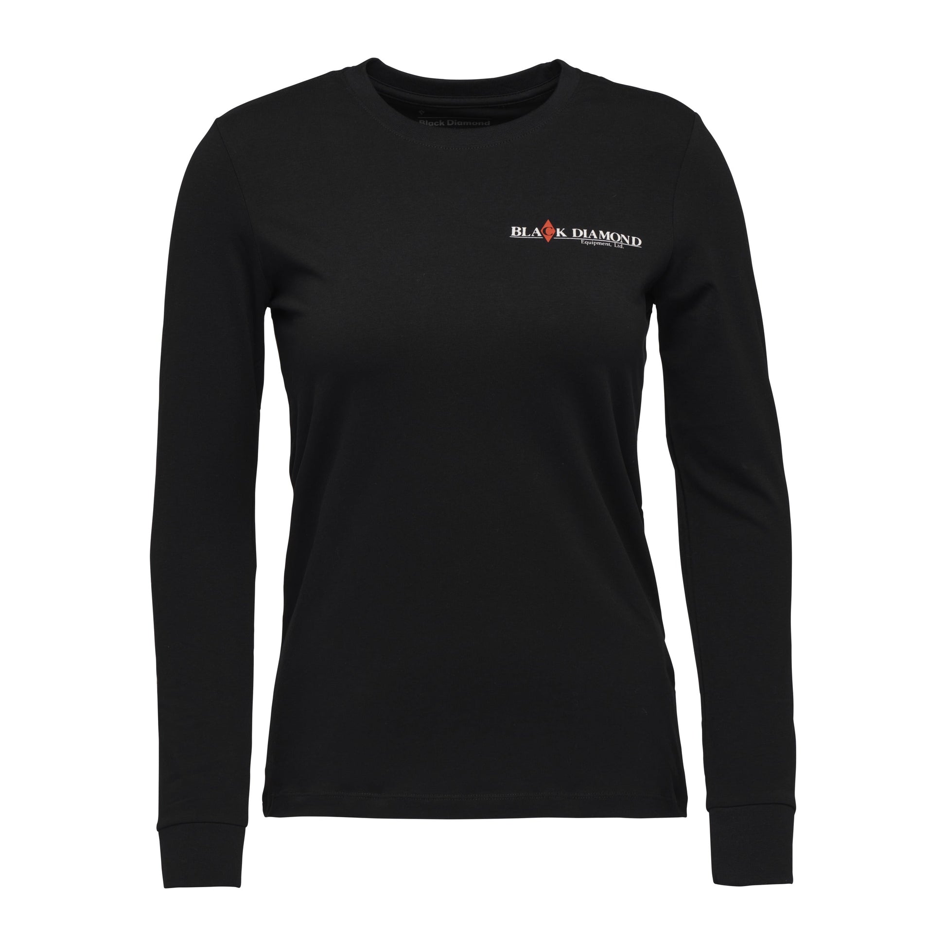 Women's Heritage Wordmark Long Sleeve Tee | Black Diamond Signature