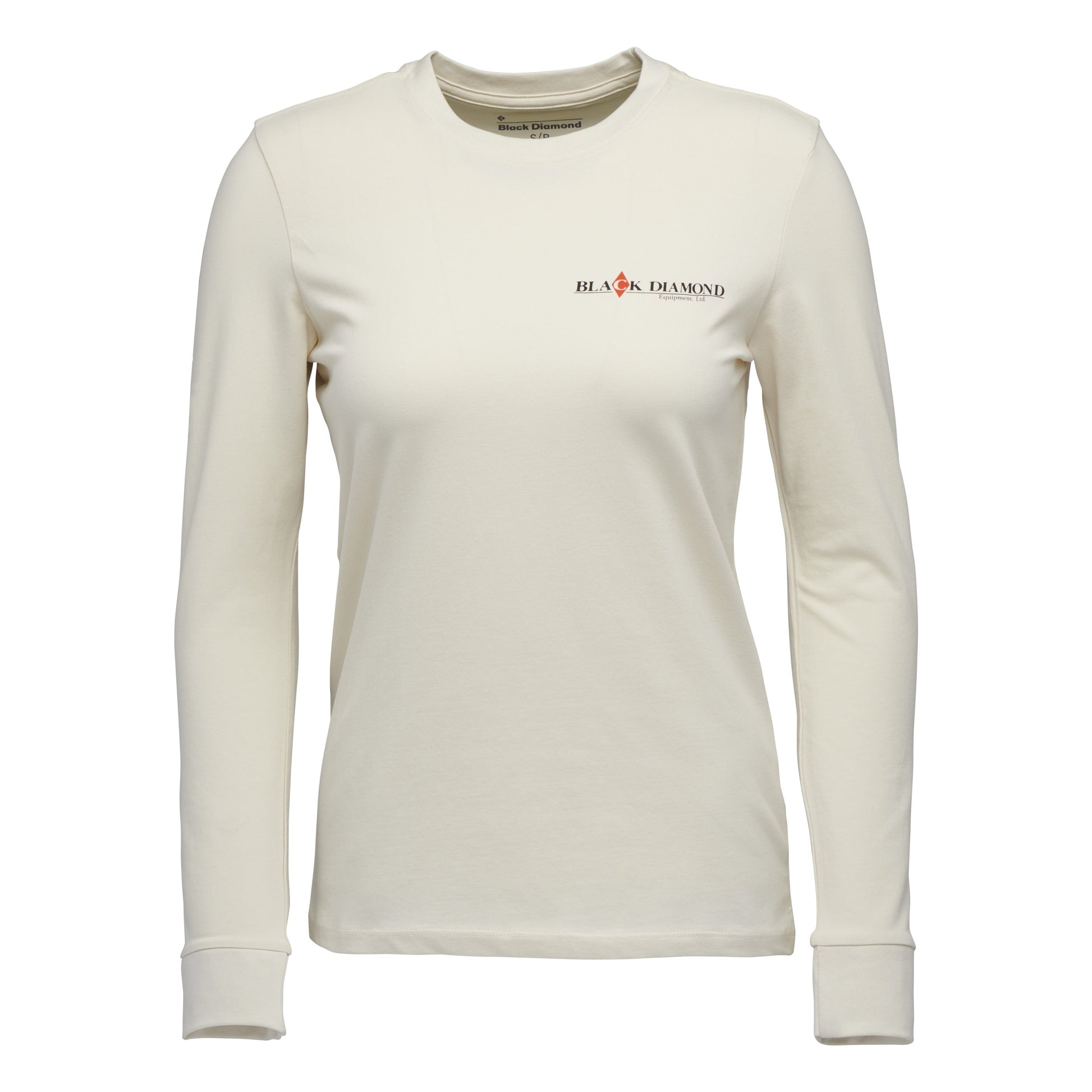 Women's Heritage Wordmark Long Sleeve Tee | Black Diamond Signature