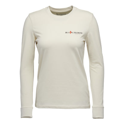 Women's Heritage Wordmark Long Sleeve Tee | Black Diamond Signature
