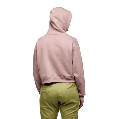Women's Crop Pullover Hoody | Black Diamond Essential