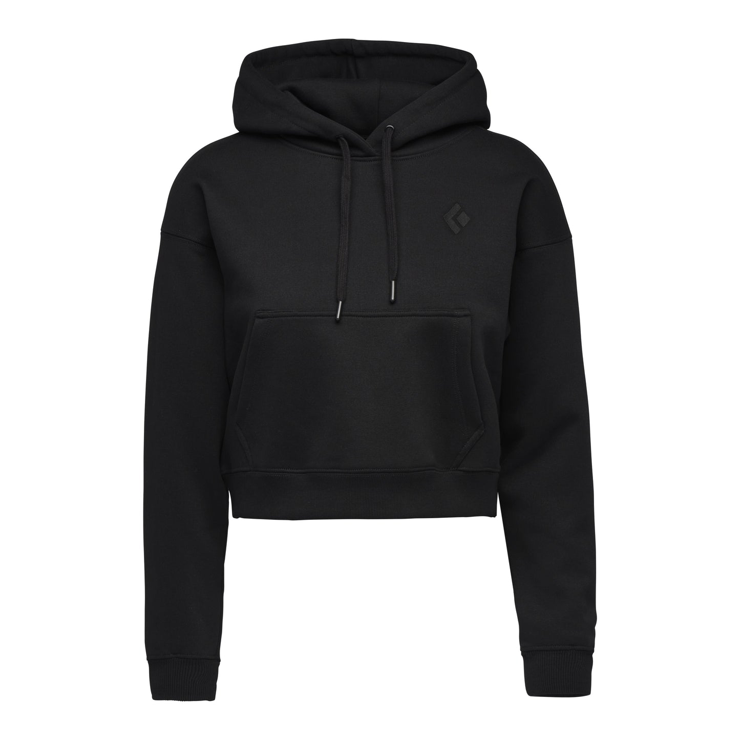 Women's Crop Pullover Hoody | Black Diamond Essential