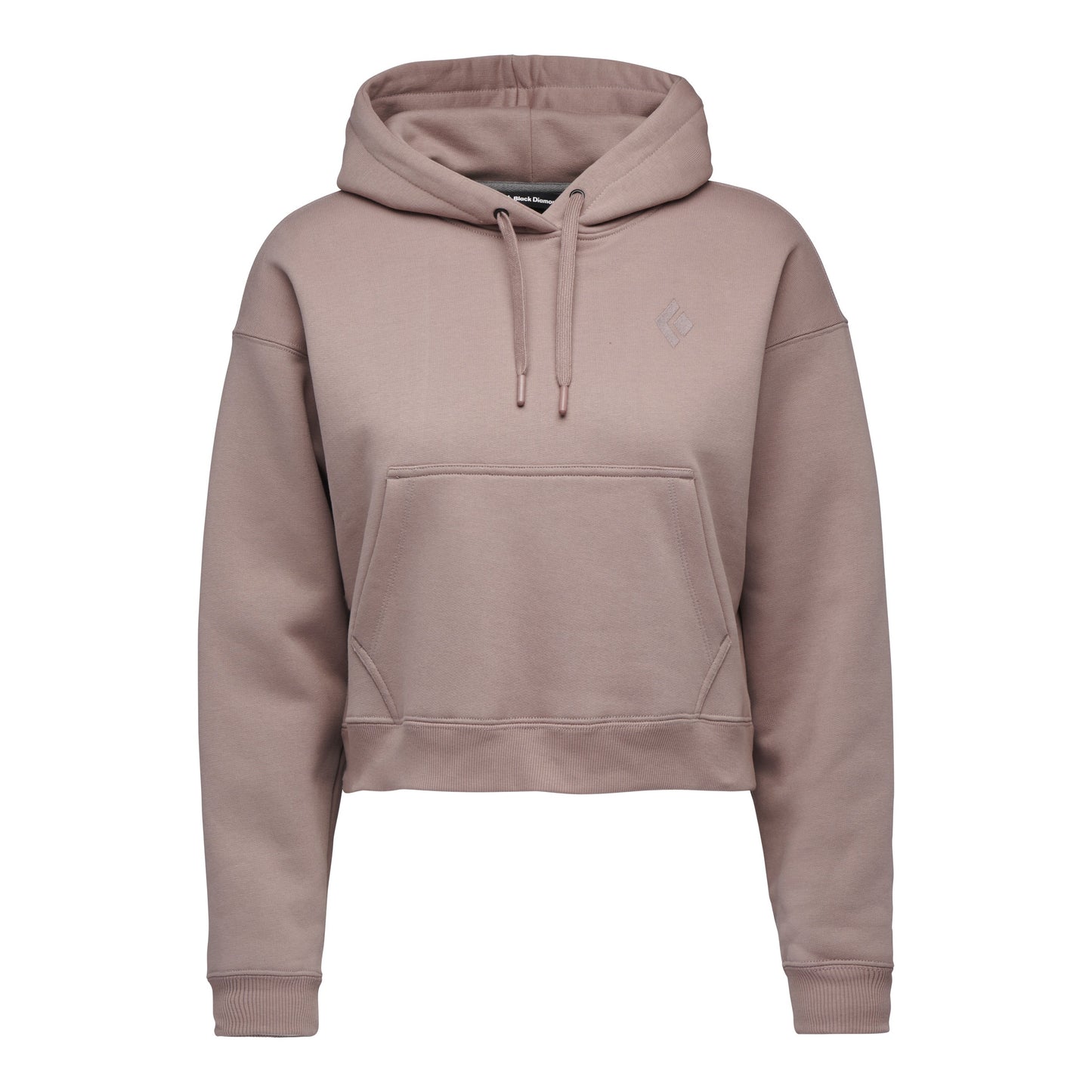 Women's Crop Pullover Hoody | Black Diamond Essential
