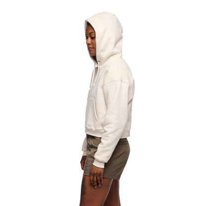 Women's Crop Pullover Hoody | Black Diamond Essential