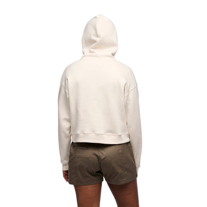 Women's Crop Pullover Hoody | Black Diamond Essential