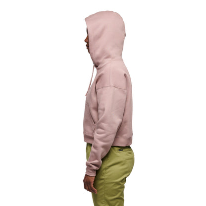 Women's Crop Pullover Hoody | Black Diamond Essential