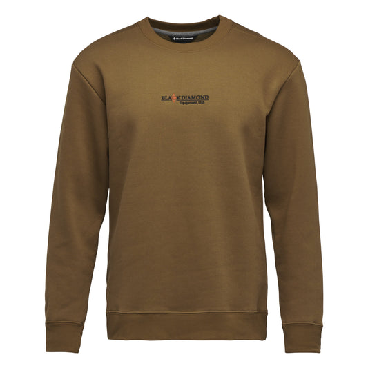 Men's Heritage Wordmark Crewneck | Black Diamond Essential
