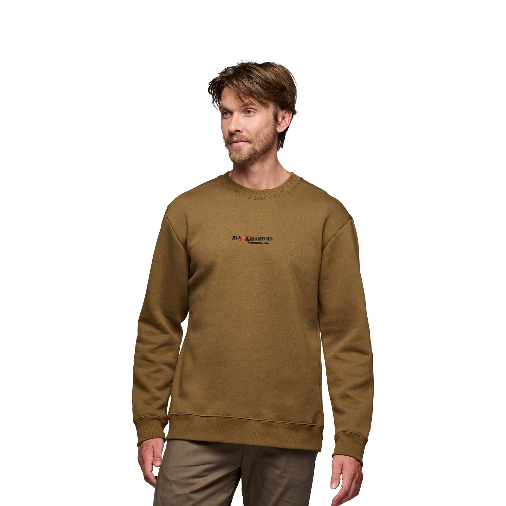 Men's Heritage Wordmark Crewneck | Black Diamond Essential